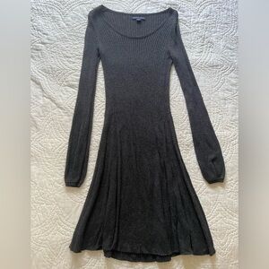20% OFF 2+ ITEMS! American Eagle Outfitters Rib Knit Sweater Dress. Gray. Small